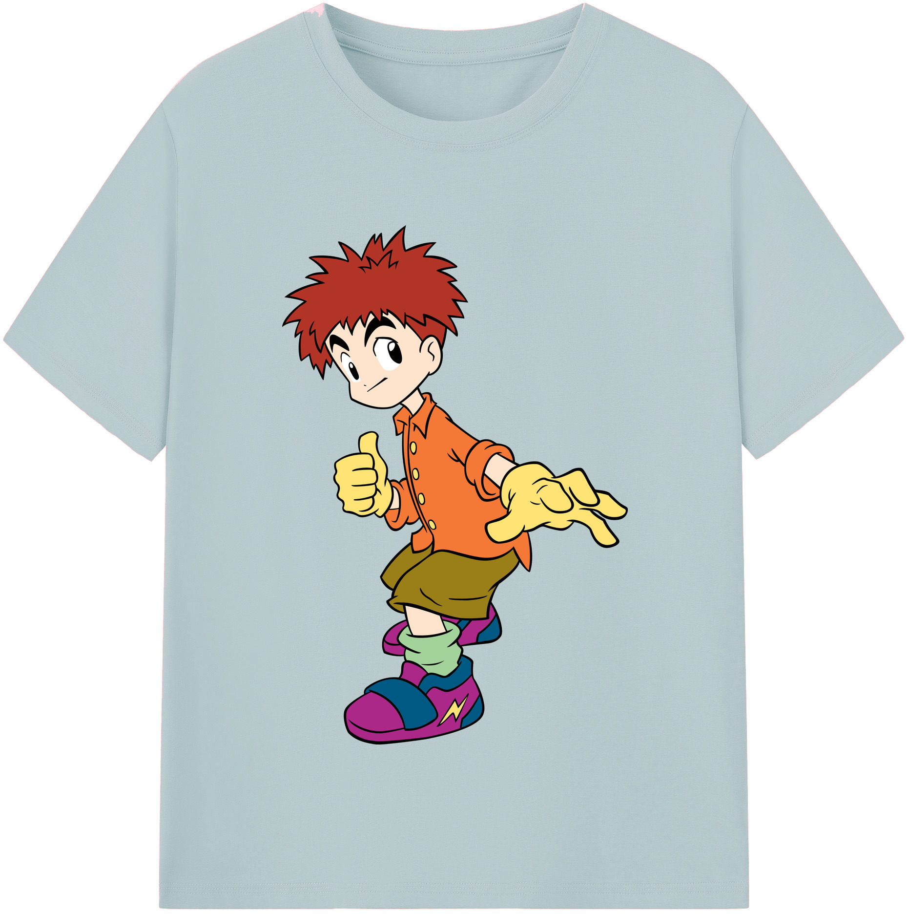 （画像用） Digimon デジタルモンスター/デジモン 綿100％半袖Tシャツ（フロントプリント）